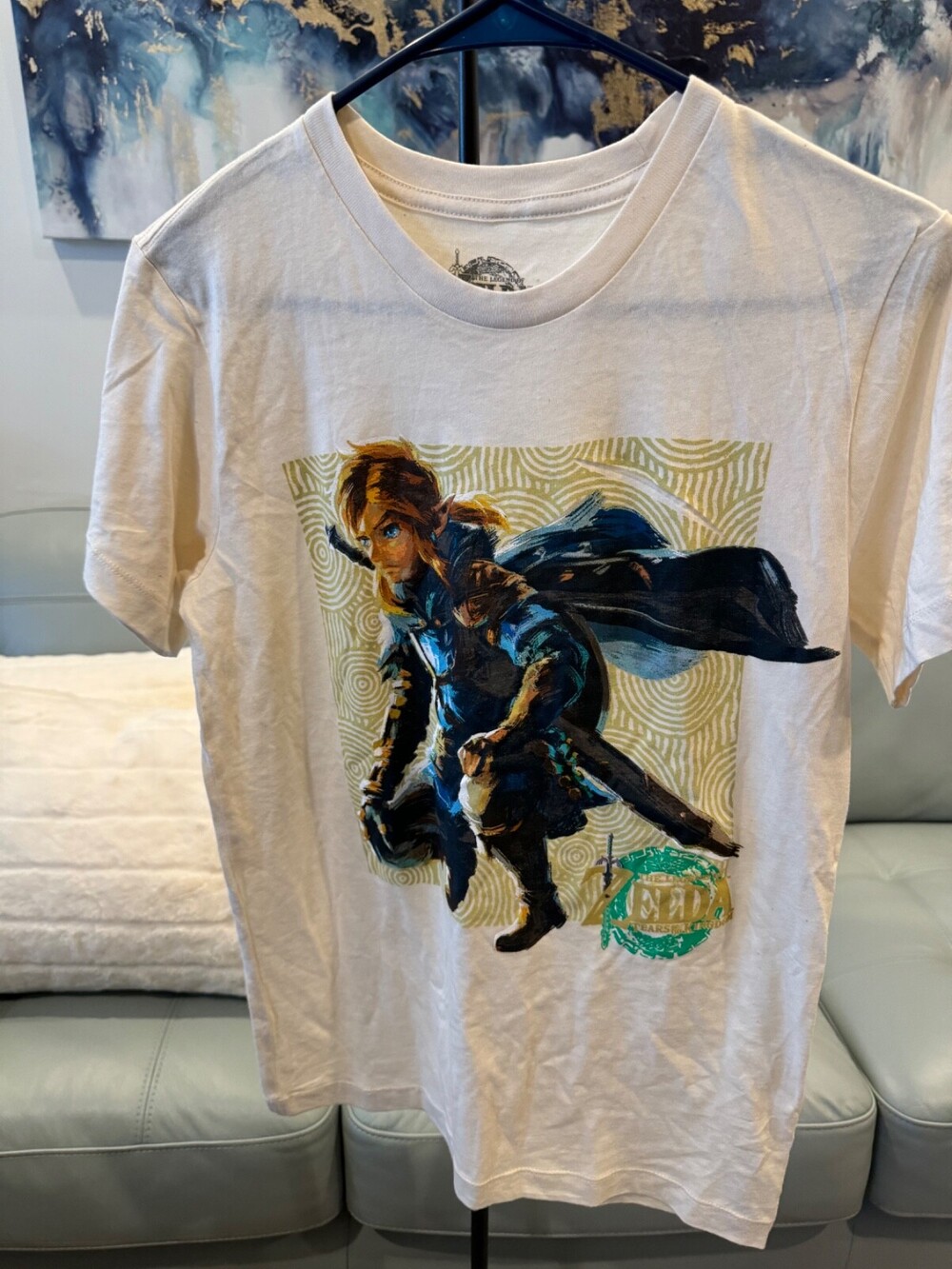 The Legend Of Zelda Breath Of Wild Video Game T-Shirt Size XS Logo Cartoon Tee